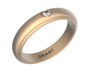 0301295 Кольцо обручальное (Au 585)