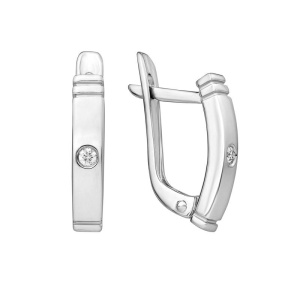 60103489 серьги с др.камнями (Ag 925)