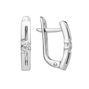 60103493 серьги с др.камнями (Ag 925)