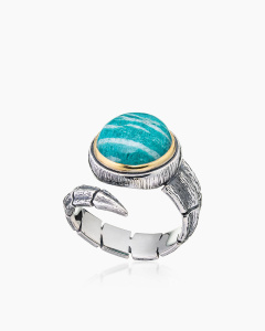 RG021549AMZ-CRD-M Кольцо (Ag 925)