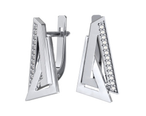 0201954-00775 Серьги (Ag 925)