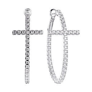 CZ-E03565-X-W-X-X-W Серьги (Ag 925)