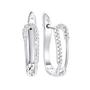 CZ-E01951-X-W-X-X-W Серьги (Ag 925)