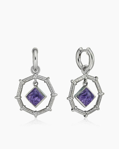 ER091561CHT-CSQ-M Серьги (Ag 925)