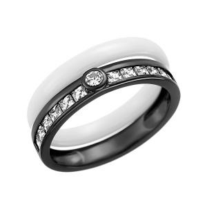 TC-R00670-W-B-W-X-W Кольцо (Ag 925)