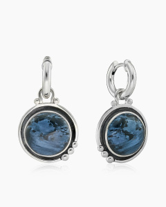 ER041572PIT-CRD-M Серьги (Ag 925)