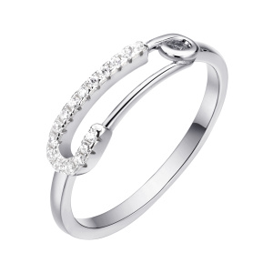 CZ-R01951-X-W-X-X-W Кольцо (Ag 925)