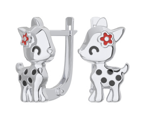 0201668-80875 Серьги (Ag 925)