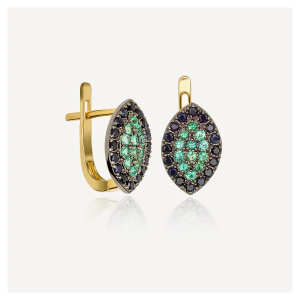 BYZE451-1 Серьги (Ag 925)