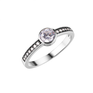 CZ-R00634-X-WB-W-X-W Кольцо (Ag 925)