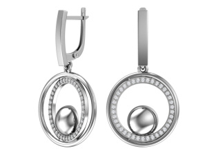 Серьги 2101166-00775 Ag 925