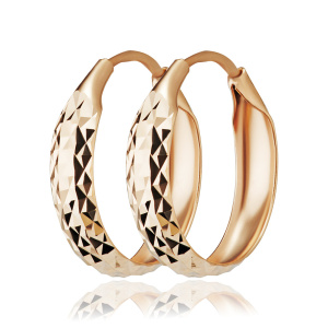 06.60-15 Серьги-конго (Au 585)