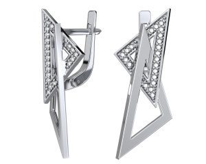 0201955-00775 Серьги (Ag 925)