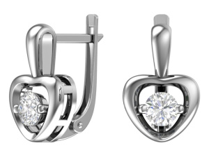 0201454-00775 Серьги (Ag 925)