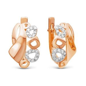 121-1463 Серьги (Au 585)