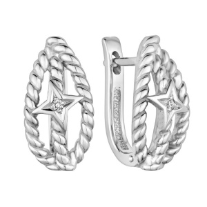 60102441 серьги с др.камнями (Ag 925)