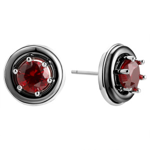 TC-E02002-B-W-8R-X-X Серьги (Ag 925)