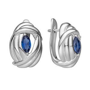 67403437 серьги с др.камнями (Ag 925)