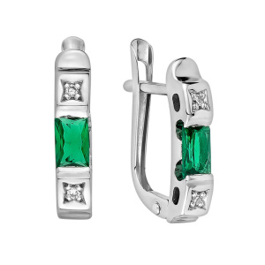 67502462 серьги с др.камнями (Ag 925)