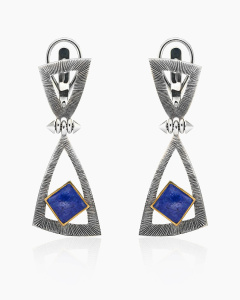 ER091562LAP-CSQ-L Серьги (Ag 925)