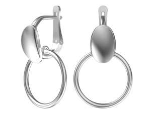 Серьги 0201486-00245 Ag 925
