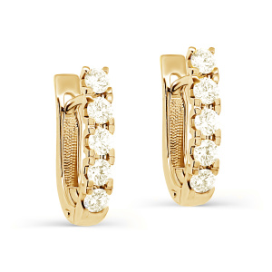 12-21547-10900 Серьги (Au 585)