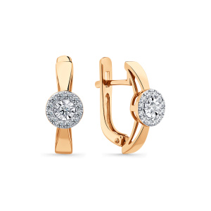 2-409235-70-00 Серьги (Au 585)