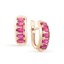 2-107293-00-03 Серьги (Au 585)