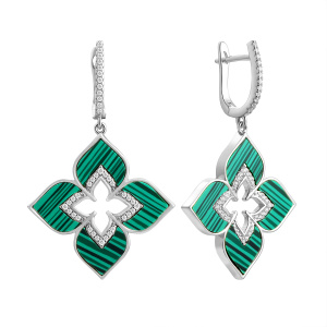 CZ-E04310-X-W-Mal-X-W Серьги (Ag 925)