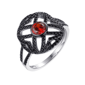 CZ-R01750-X-WB-GA-X-B Кольцо (Ag 925)