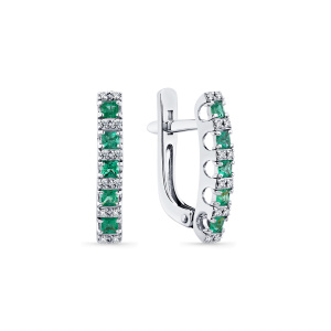 2-209249-70-01 Серьги (Au 585)