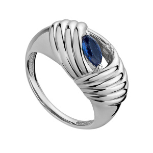 67403037 кольцо с др.камнями (Ag 925)