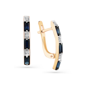 2-108419-00-02 Серьги (Au 585)