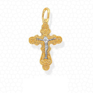 6-117 Крест (Au 585)