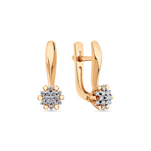 2-409238-00-70 Серьги (Au 585)