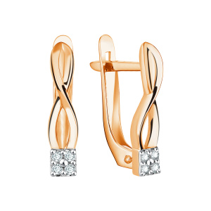 10-02-0001-10663 Серьги, (Au 585)