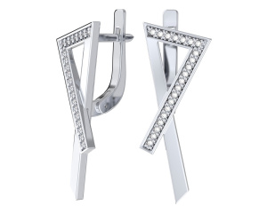 0201952-00775 Серьги (Ag 925)