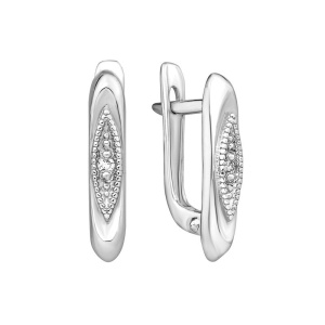 60103491 серьги с др.камнями (Ag 925)