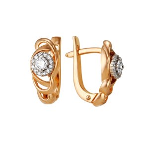 2-104-945 Серьги (Au 585)