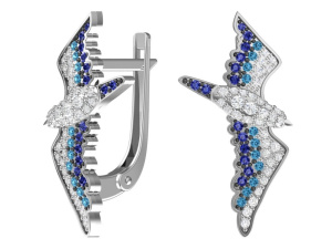 Серьги 2101216-00355 Ag 925