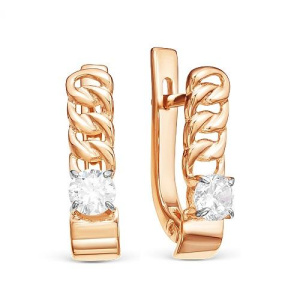 121-1607 Серьги (Au 585)