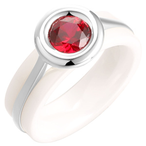 TC-R02376-W-W-8R-X-X Кольцо (Ag 925)