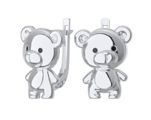 0201672-00875 Серьги (Ag 925)