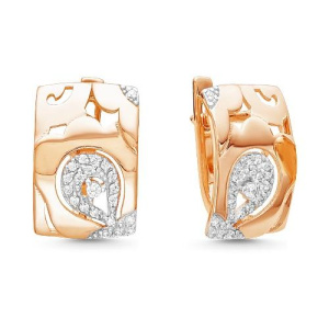 121-1389 Серьги (Au 585)