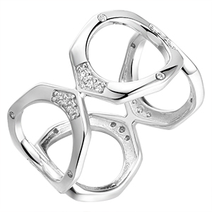 CZ-R05141-X-W-X-X-W Кольцо (Ag 925)