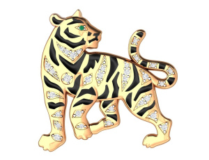 3700102-02329 Брошь-подвеска (Ag 925)