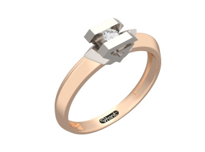 0101324 Кольцо (Au 585)