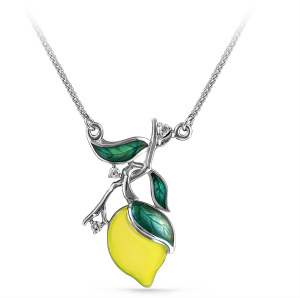 16-163-1001 колье (Ag 925)