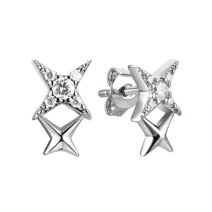 CZ-E03991-X-W-W-X-W Серьги (Ag 925)