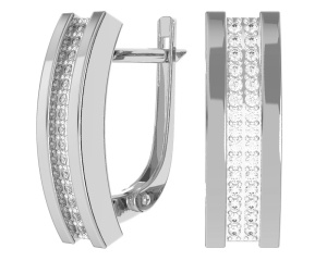 0201701-00775 Серьги (Ag 925)